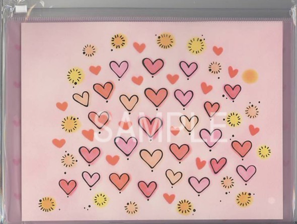 もん・A5クリアケース「ハート」