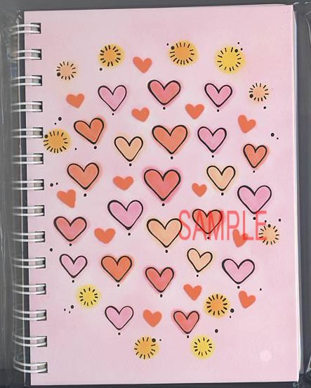 もん・B6ノート「ハート」