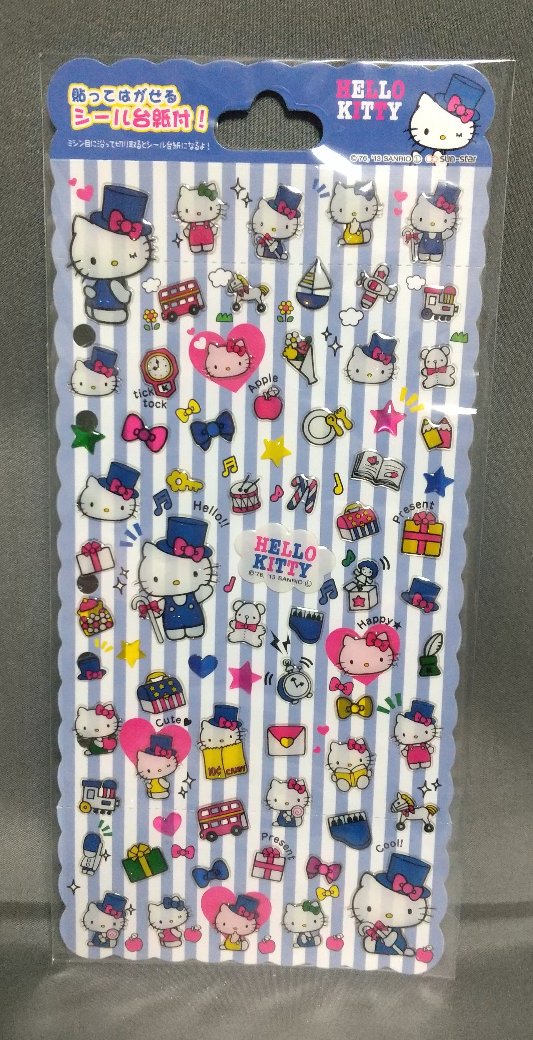 キティ・ドロップシール「ステッキ」