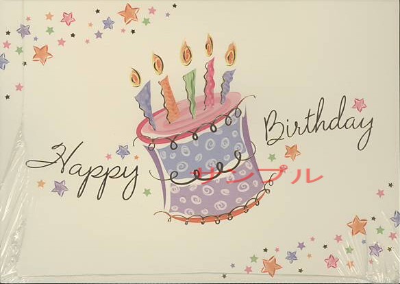 誕生日（カラフルケーキ）