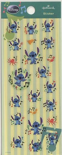 シール（箔加工）「スティッチダンス」