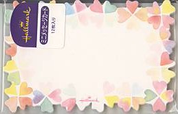 メッセージカード「ダイカットハート」