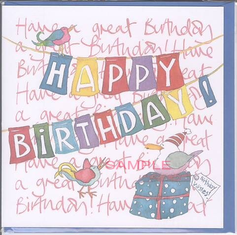 square card-誕生日バナー