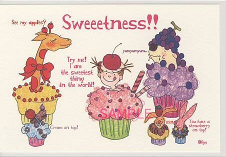ココ・ポストカード「Sweeetness!!」