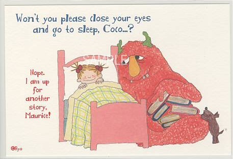 ココ・ポストカード「go to sleep」
