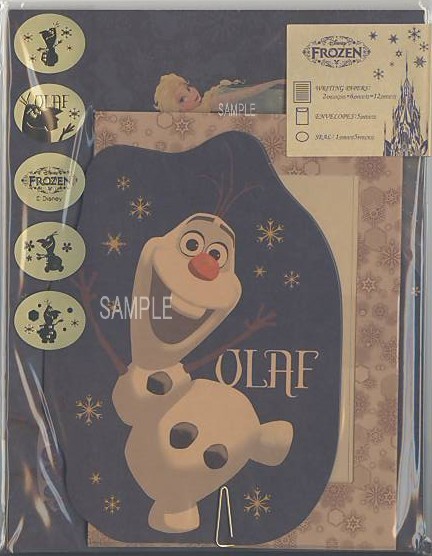 アナと雪の女王・レターセット（Olaf）
