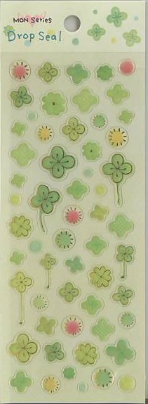 もん・ドロップシール「クローバー」