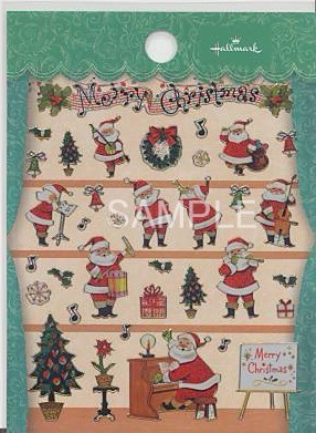 X'mas・ステッカー「サンタの音楽会」